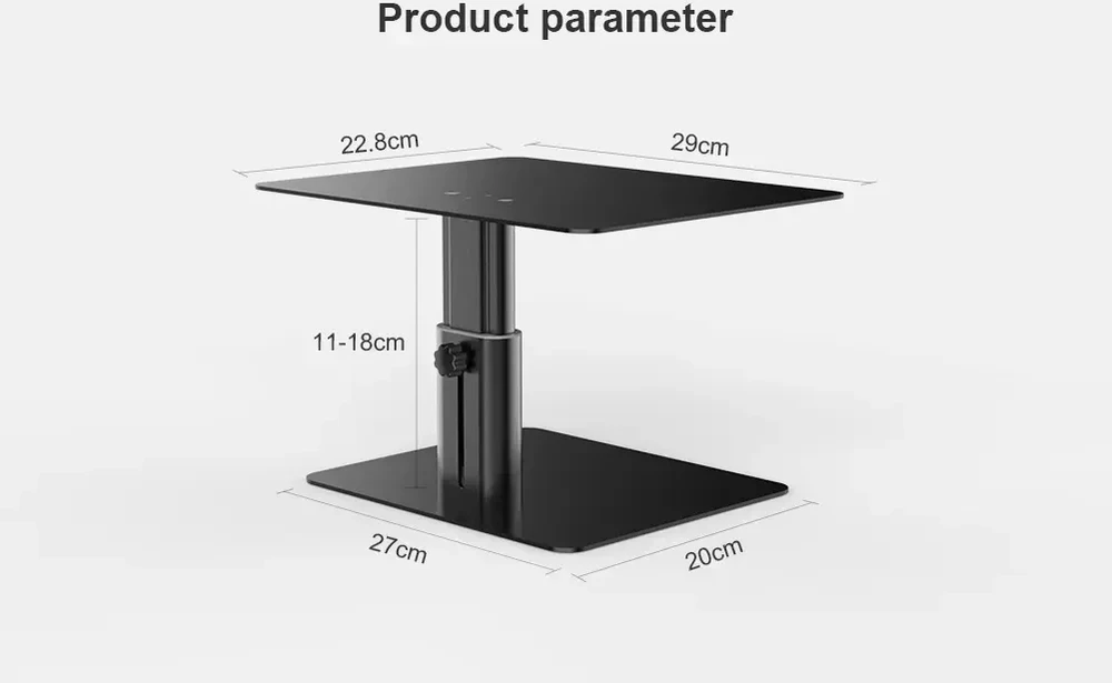 Laikiklis Nillkin HighDesk Adjustable monitoriaus stovas sidabrinės spalvos