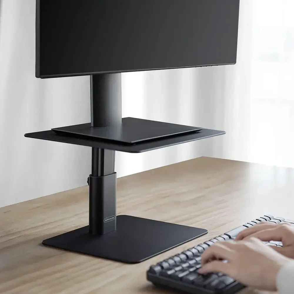Nillkin HighDesk Adjustable Monitorius Stand Juodas (Damaged Package)