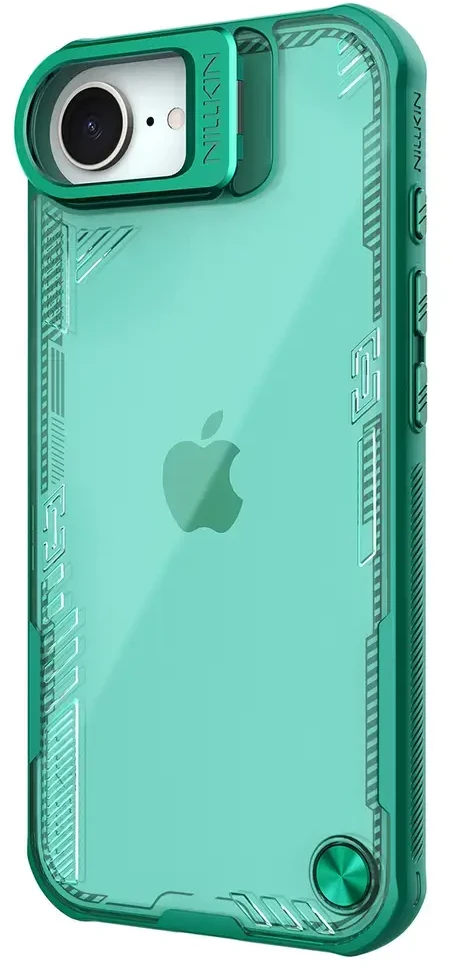 Nillkin Iceblade Prop dėklas su Stand skirtas Apple iPhone 16e – žalios spalvos