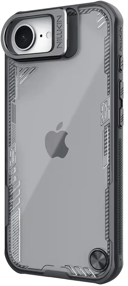 Nillkin Iceblade Prop dėklas su Stand skirtas Apple iPhone 16e – juodos spalvos