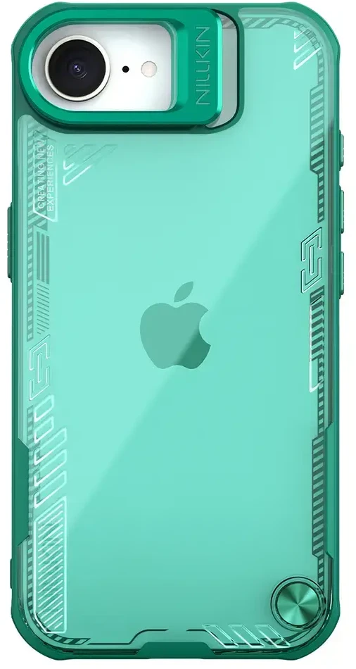 Nillkin Iceblade Prop dėklas su Stand skirtas Apple iPhone 16e – žalios spalvos