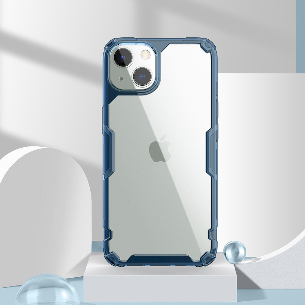 Nillkin Nature TPU Pro dėklas, skirtas Apple iPhone 13 (mėlynas)