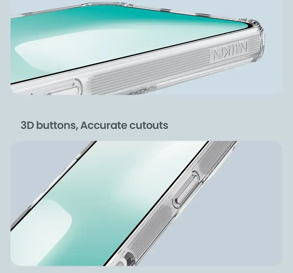 Nillkin Nature TPU Pro Magnetic dėklas suderinamas su MagSafe skirtas Apple iPhone 17 – Translucent juodos spalvos