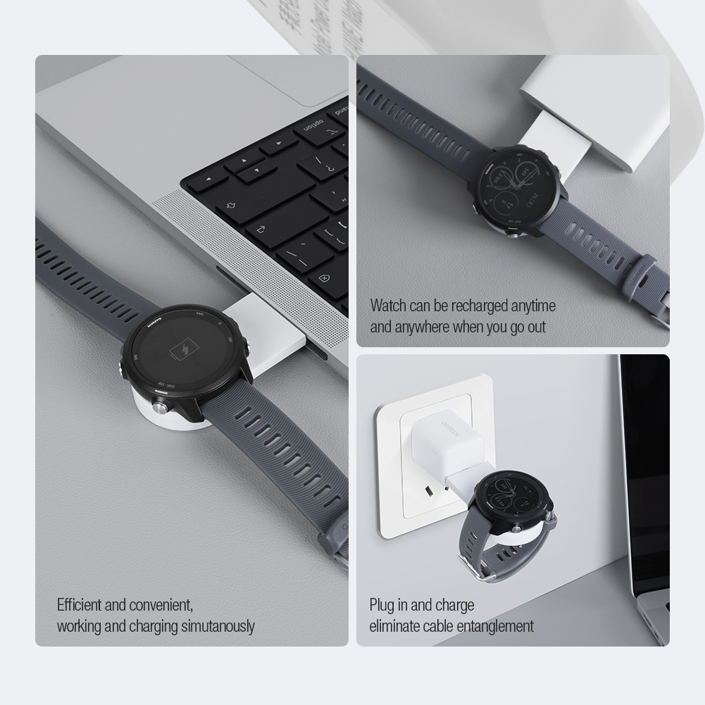 Belaidis įkroviklis Nillkin Garmin Watch baltas