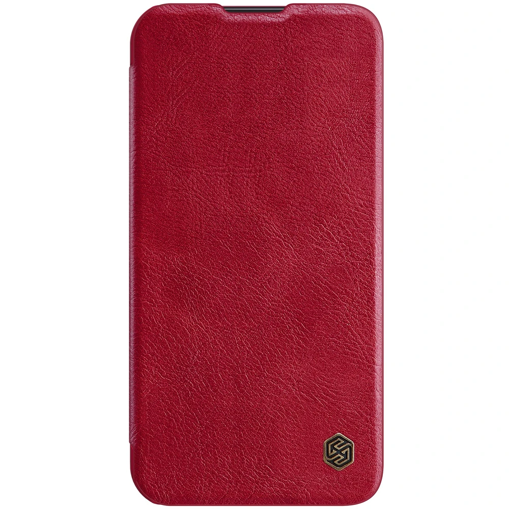 Dėklas Nillkin Qin Pro Apple iPhone 14 raudonas