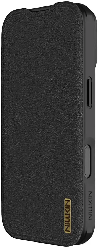 Nillkin Qin Book PRO dėklas skirtas Apple iPhone 17 juodos spalvos