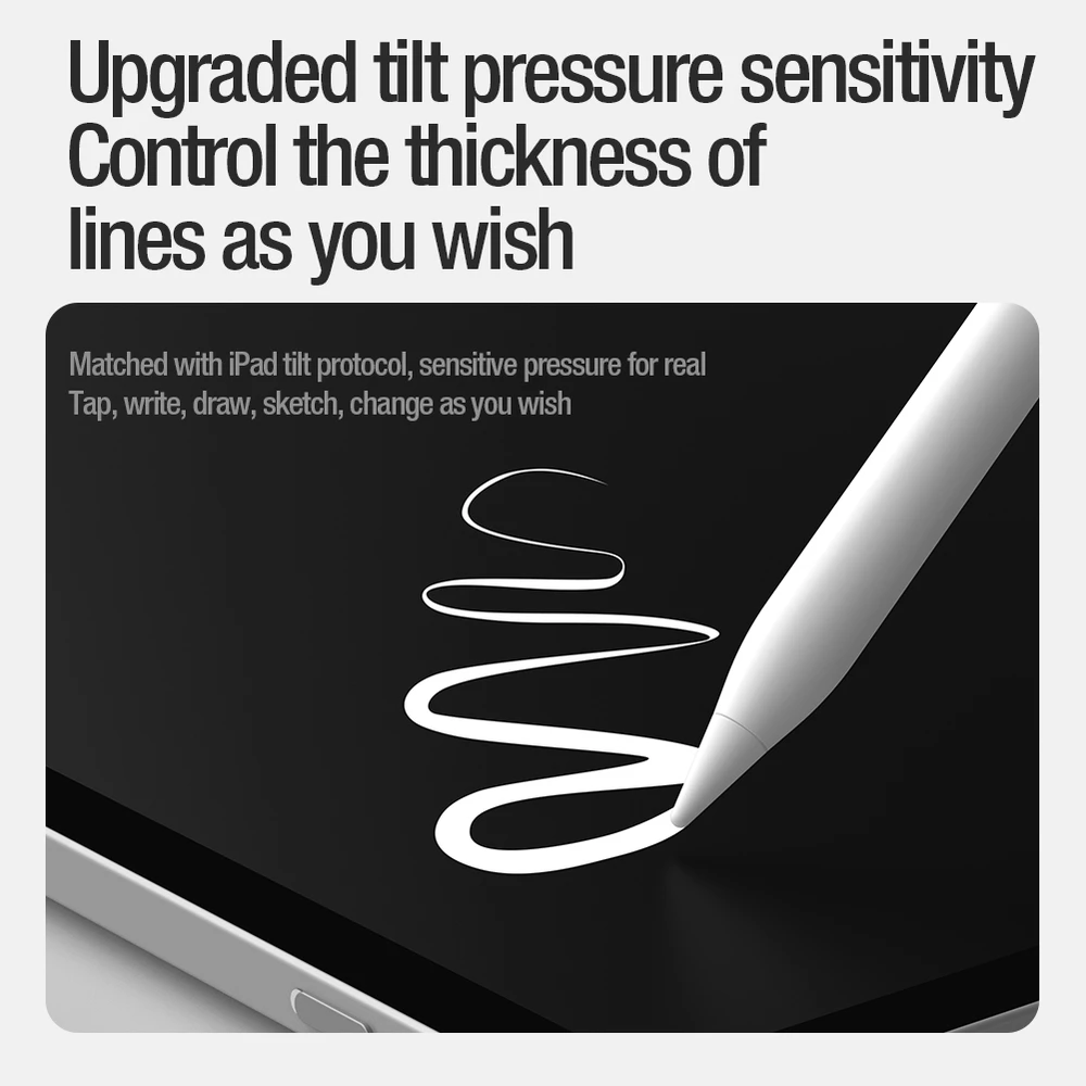 Nillkin Stylus iSketch S3 skirtas Apple iPad baltos spalvos