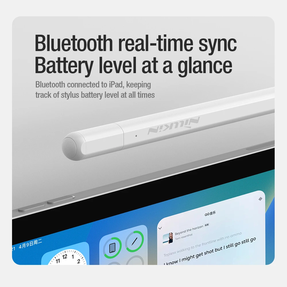 Nillkin Stylus iSketch S3 skirtas Apple iPad baltos spalvos