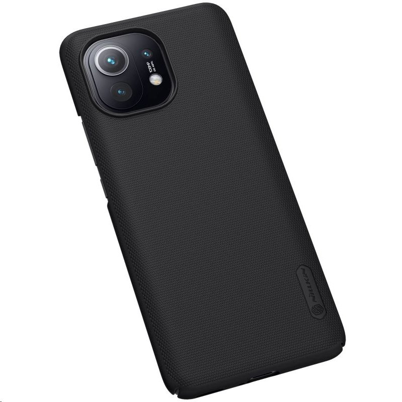Dėklas NILLKIN SUPER FROSTED SHIELD CASE + STAND XIAOMI MI 11 Juodas