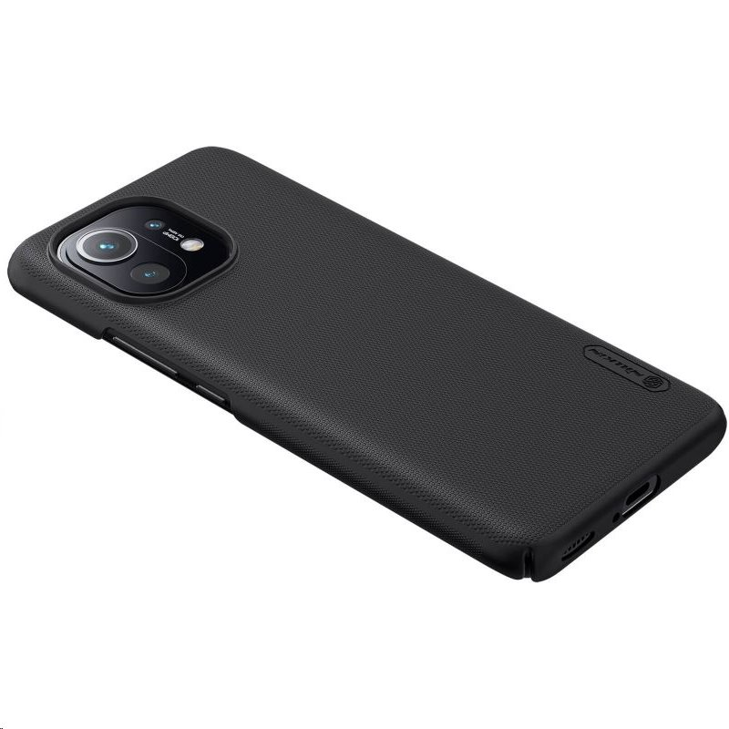 Dėklas NILLKIN SUPER FROSTED SHIELD CASE + STAND XIAOMI MI 11 Juodas