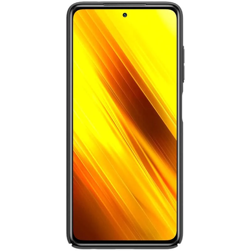 Dėklas Nillkin Frosted Shield, skirtas Xiaomi POCO X3 juodas