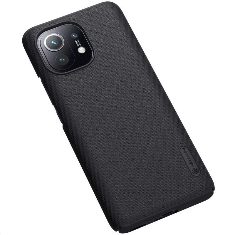 Dėklas NILLKIN SUPER FROSTED SHIELD CASE + STAND XIAOMI MI 11 Juodas