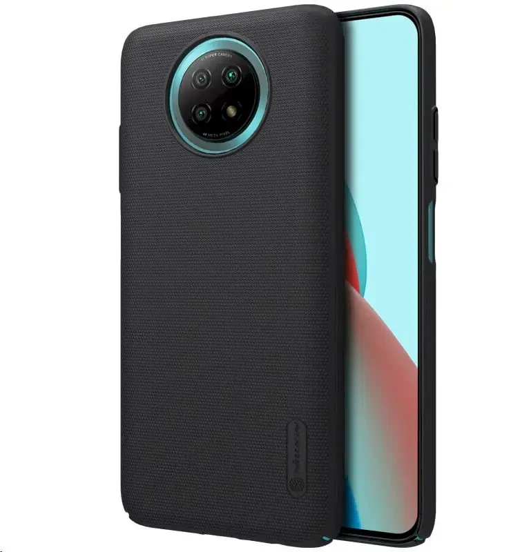Nillkin Super Frosted Shield reinforced Xiaomi Redmi Note 9T 5G dėklas telefonui juodos spalvos