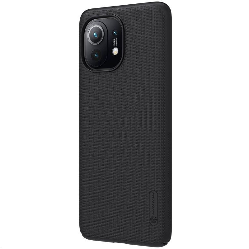 Dėklas NILLKIN SUPER FROSTED SHIELD CASE + STAND XIAOMI MI 11 Juodas