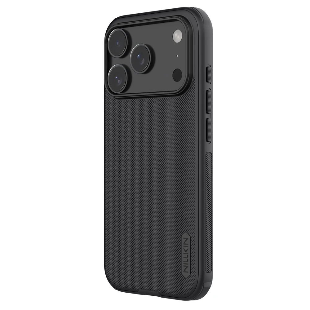 Nillkin Super Frosted PRO Back dėklas skirtas Apple iPhone 17 Pro Max juodos spalvos