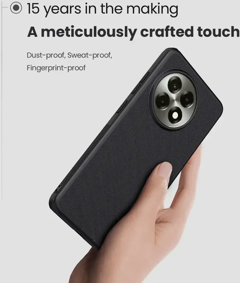 Nillkin Super Frosted PRO Back Cover skirta OnePlus 13R dėklas telefonui juodos spalvos