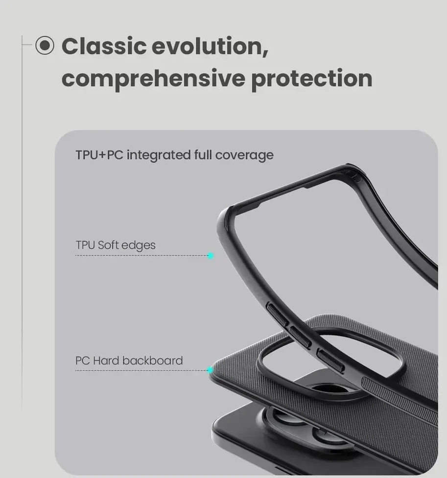 Nillkin Super Frosted PRO Back dėklas skirtas Xiaomi Redmi Note 15 Pro+ 5G Juodas