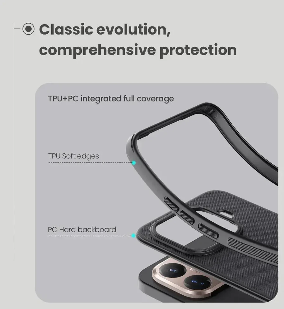 Nillkin Super Frosted PRO Back dėklas skirtas Xiaomi 15T Pro Juodas