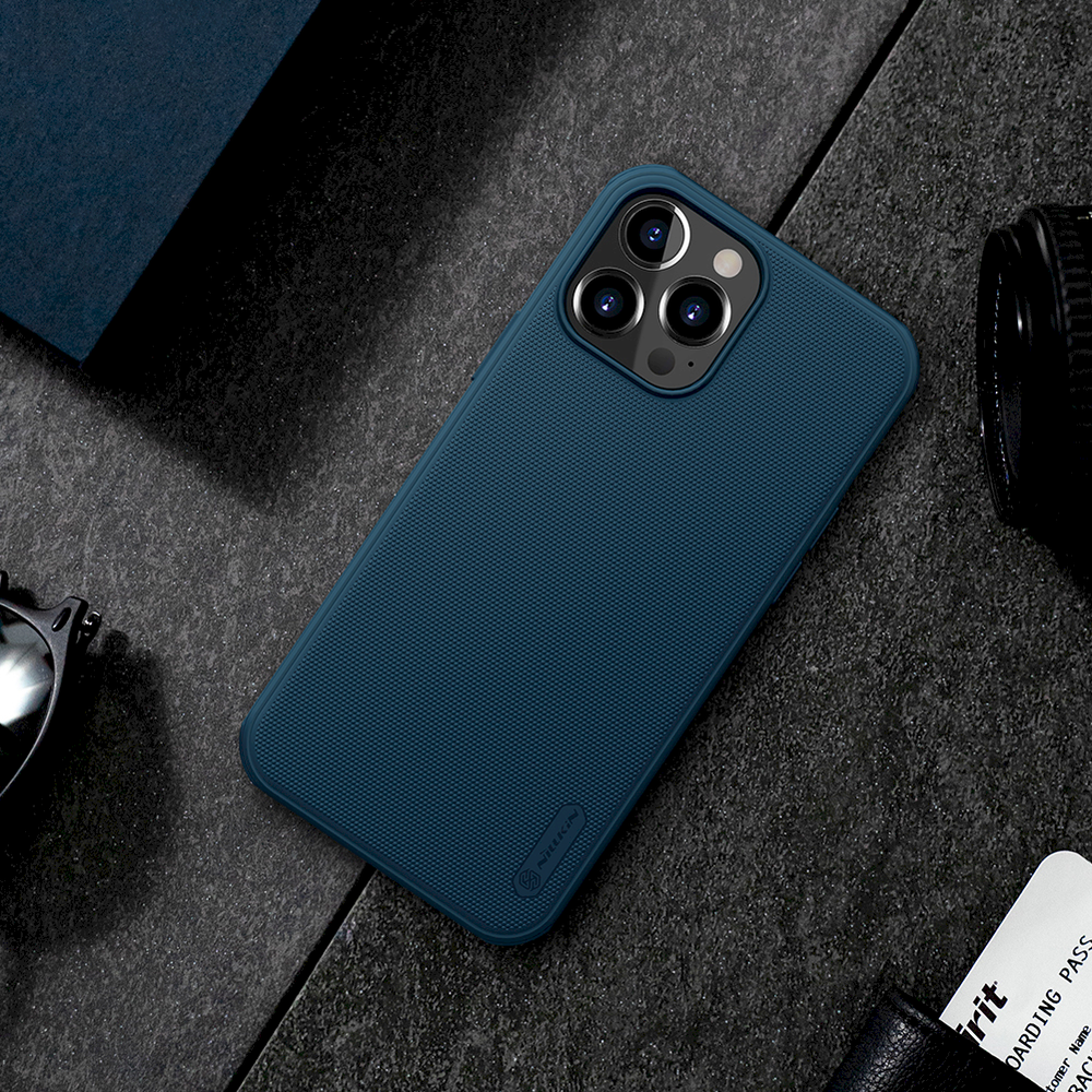 Dėklas Nillkin Frosted Shield Pro iPhone 13 Pro mėlyna