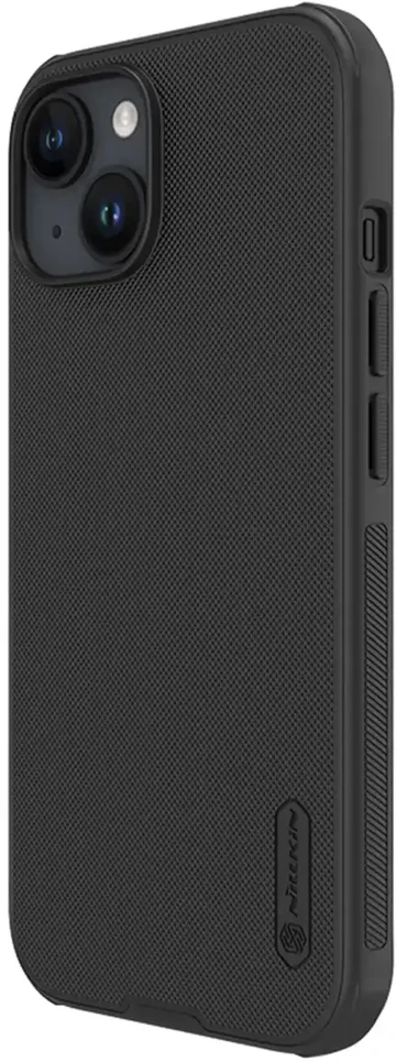 Dėklas Nillkin Super Frosted Shield Pro Apple iPhone 15 juodas