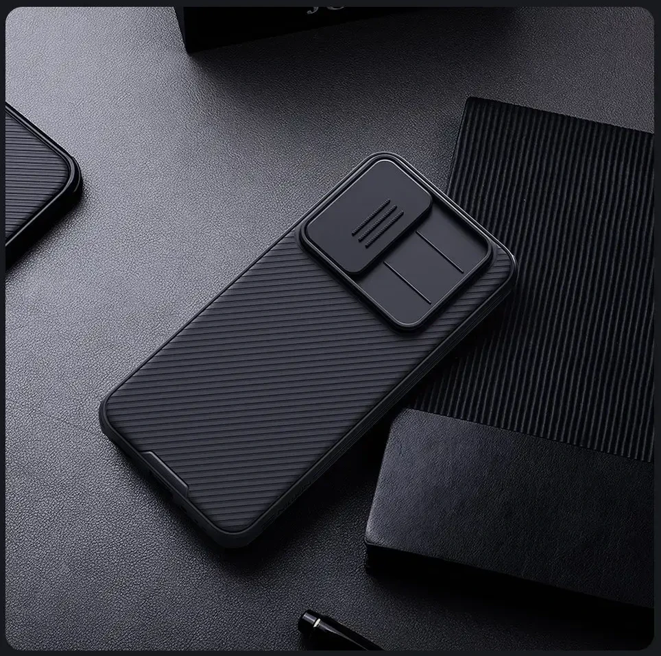 Nillkin Super Frosted PRO Magnetic Back dėklas skirtas Samsung Galaxy A17 5G juodos spalvos
