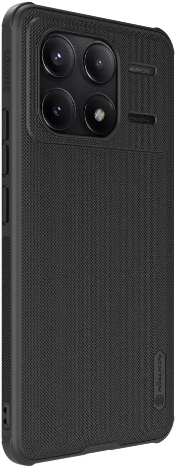Nillkin Super Frosted PRO Magnetic Poco F6 Pro dėklas telefonui juodos spalvos