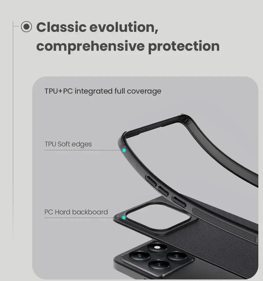 Nillkin Super Frosted PRO Magnetic Back Xiaomi 14T Pro dėklas jūsų telefonui juodos spalvos