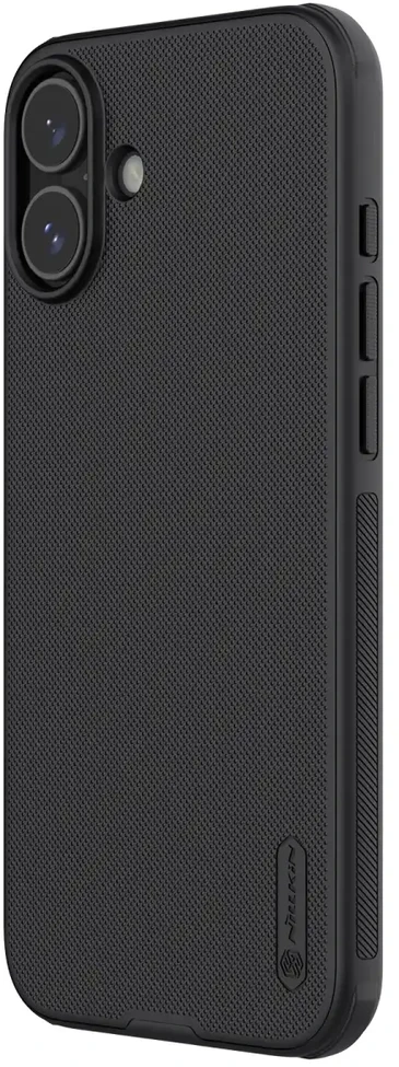Nillkin Super Frosted PRO Magnetic Back Apple iPhone 16 Plus dėklas telefonui juodos spalvos