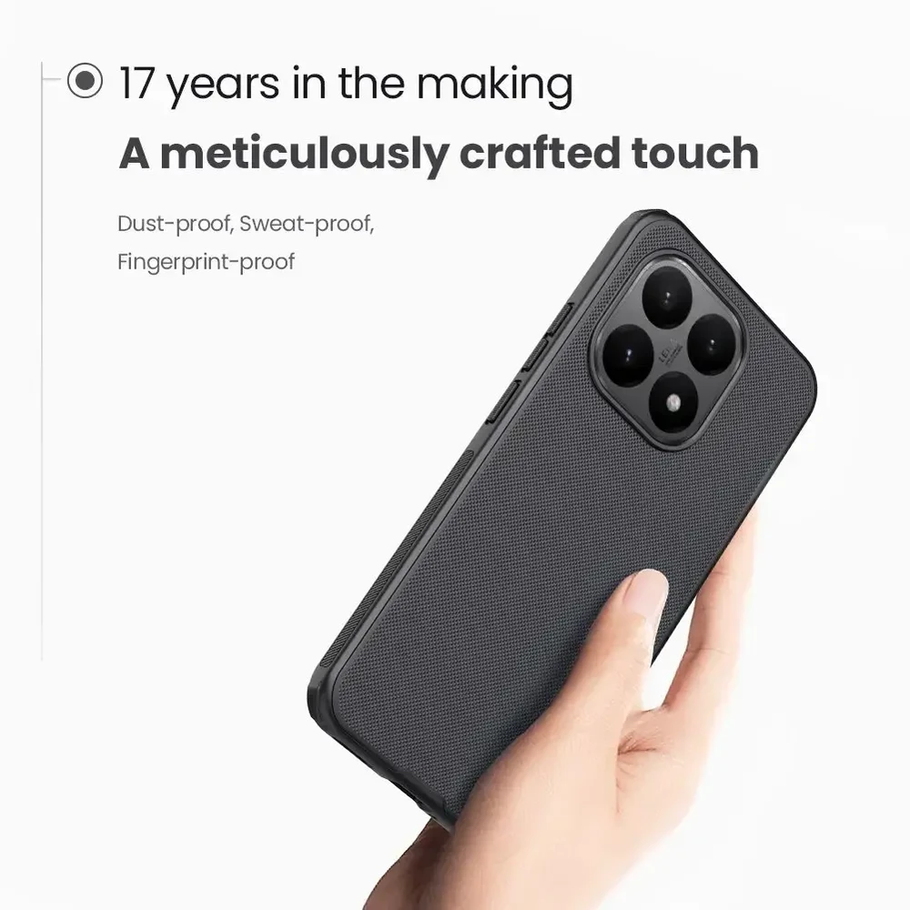 Nillkin Super Frosted PRO Magnetic Back dėklas skirtas Xiaomi 15T juodos spalvos