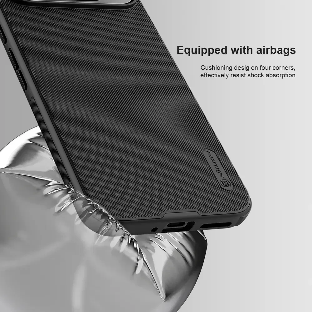 Nillkin Super Frosted PRO Magnetic Google Pixel 9/9 Pro dėklas telefonui juodos spalvos