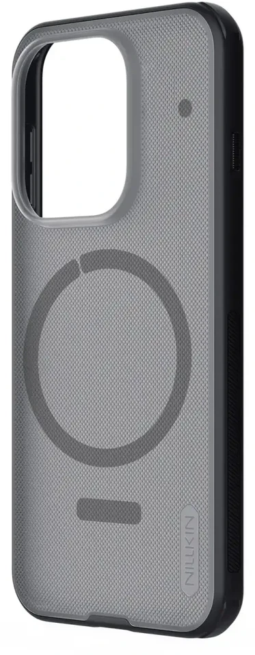 Nillkin Super Frosted PRO Magnetic Back dėklas skirtas OnePlus 15 Transparent juodos spalvos