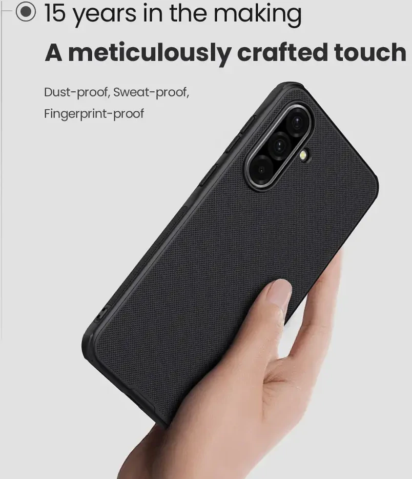 Nillkin Super Frosted PRO Magnetic Back Cover skirta Samsung Galaxy A36 5G dėklas telefonui juodos spalvos
