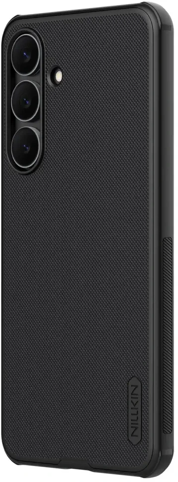 Nillkin Super Frosted PRO Magnetic Back dėklas skirtas Samsung Galaxy S25 FE juodos spalvos