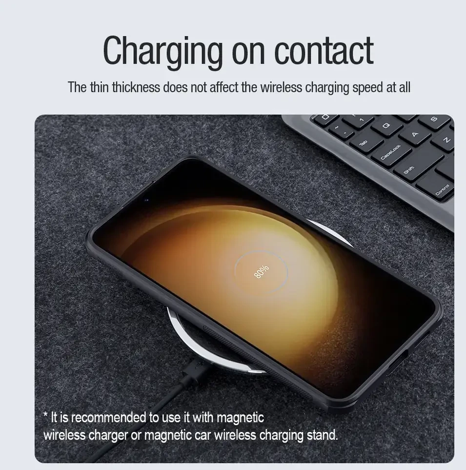 Samsung Galaxy S24 Nillkin Super Shield Pro dėklas žalios spalvos