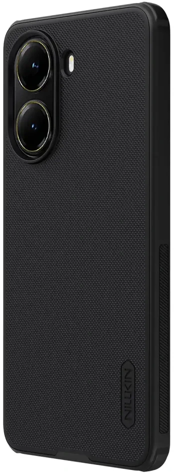 Dėklas Nillkin Super Frosted PRO Magnetic Back Cover skirtas Poco X7 Pro 5G juodos spalvos