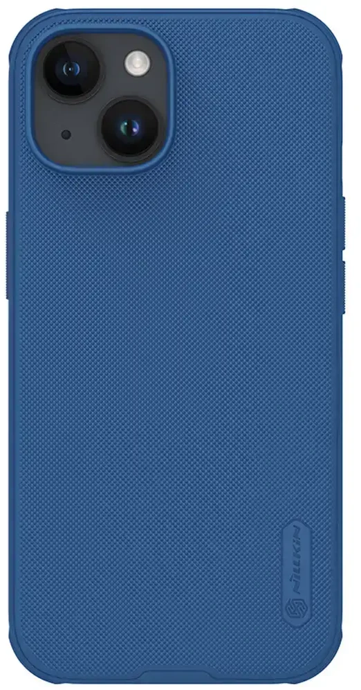 Dėklas Nillkin Super Frosted Shield Pro Apple iPhone 15 Plus mėlynas