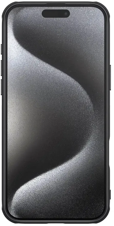 Nillkin Super Frosted Pro Back Apple iPhone 16 Pro Max dėklas telefonui juodos spalvos