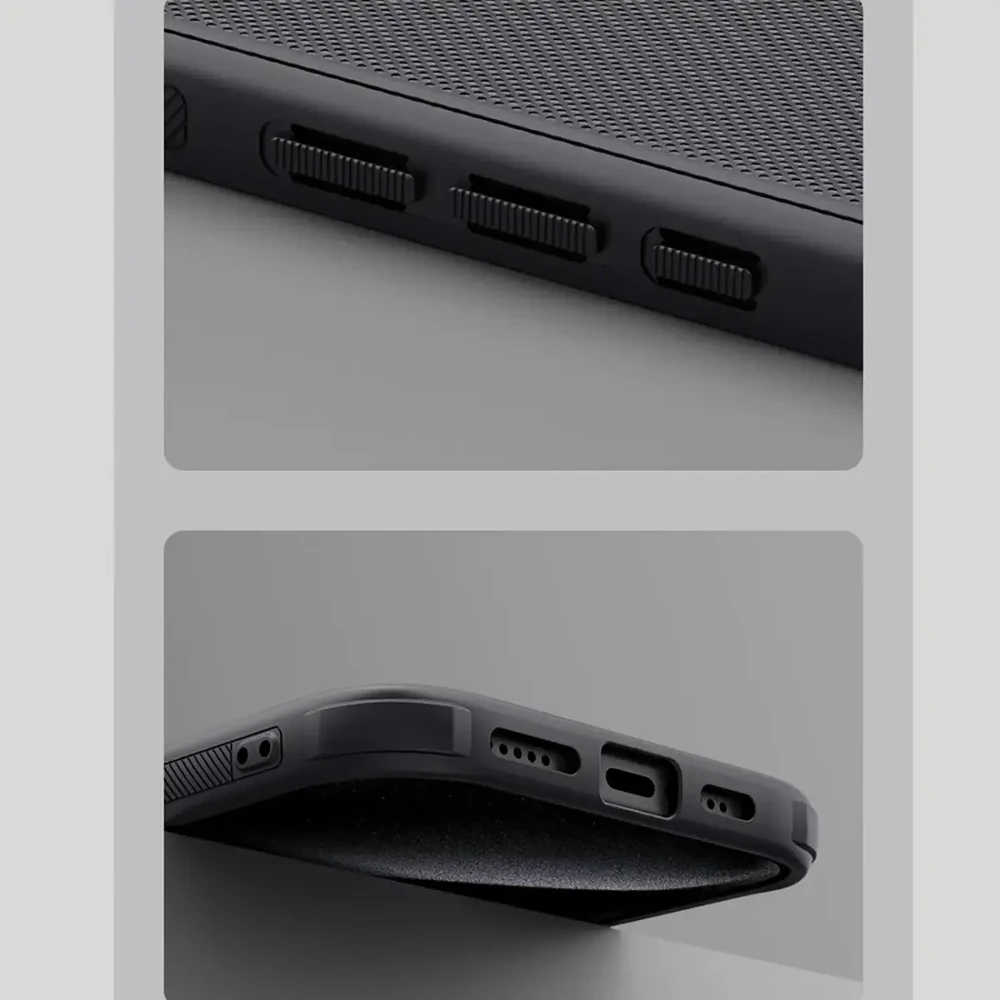 Nillkin Super Frosted Pro Back Apple iPhone 16 Pro Max dėklas telefonui juodos spalvos