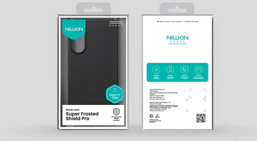 Dėklas NILLKIN SUPER SHIELD PRO SAMSUNG S25 KRAŠTINIS MĖLYNAS
