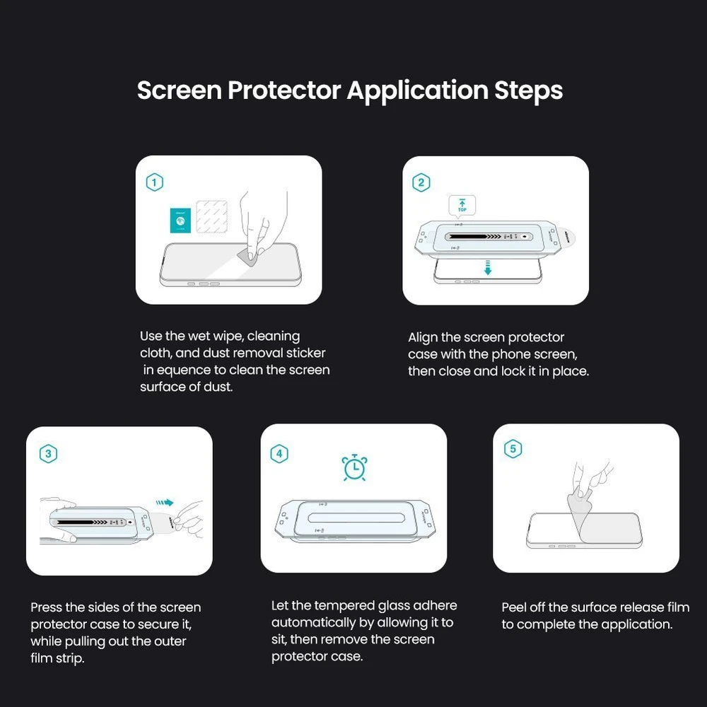 Nillkin Apsauginis stiklas 2.5D CP+ PRO Juodas Apple iPhone 16 Plus (with applicator)