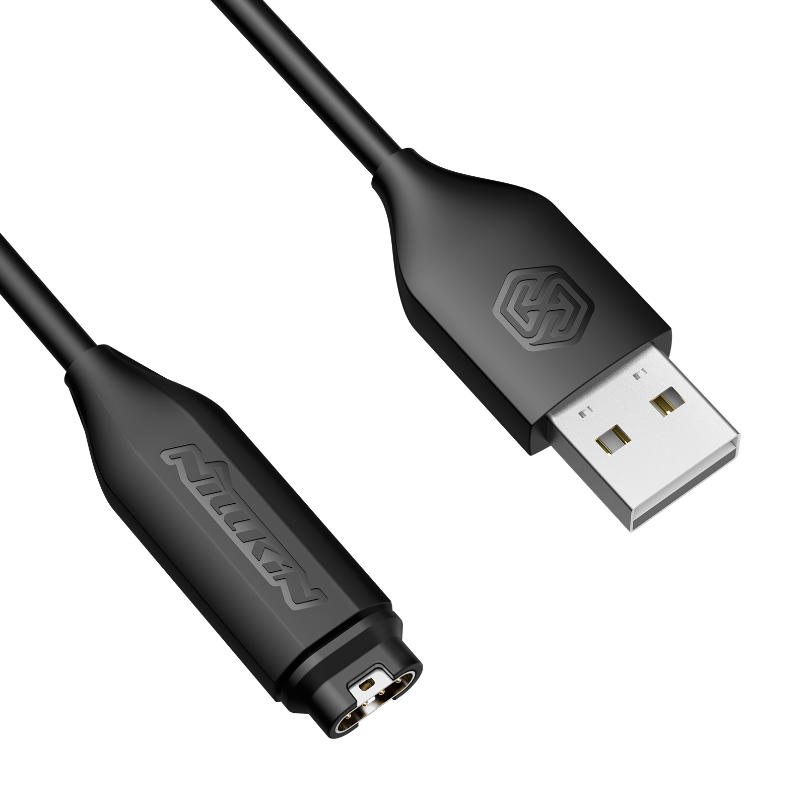 Nillkin Garmin Watch USB įkrovimo laidas (juodas)