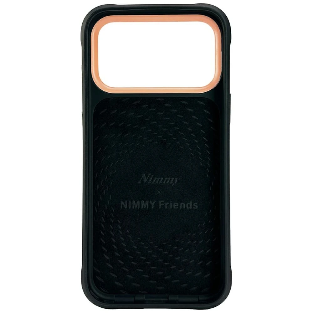 „Nimmy Cool&Cute 2.0 Gorilla“ dėklas, skirtas „iPhone 17 Pro“ - Juodas