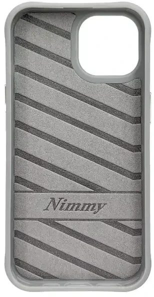 Nimmy Apple iPhone 15 6.1" dėklas telefonui pilkos spalvos Glasses Cool Cat