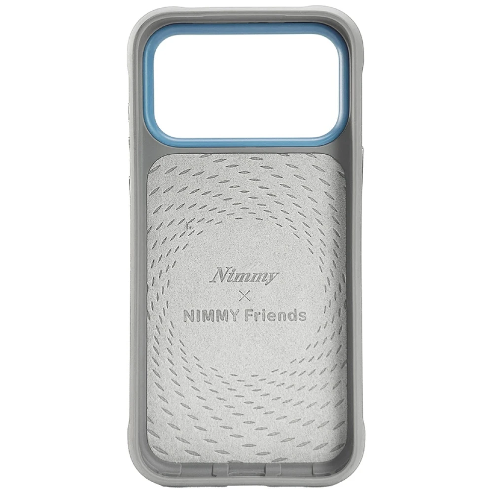 „Nimmy Glasses Cool Nag“ dėklas, skirtas „iPhone 17 Pro Max“ – pilkas