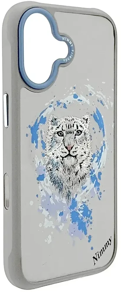 „Nimmy Pantera MagSafe“ dėklas, skirtas „iPhone 17“ – šviesiai pilkas