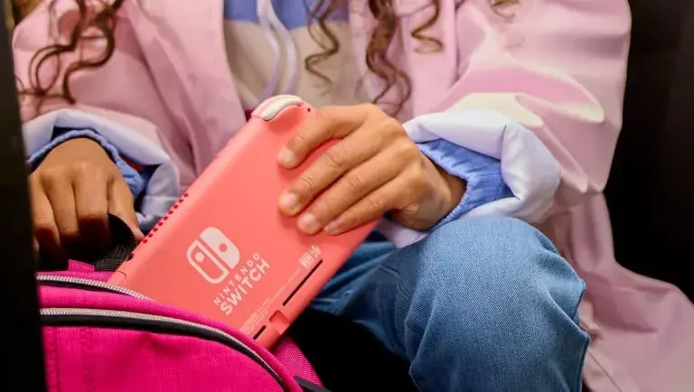 Konsolė Nintendo Switch Lite rožinės spalvos