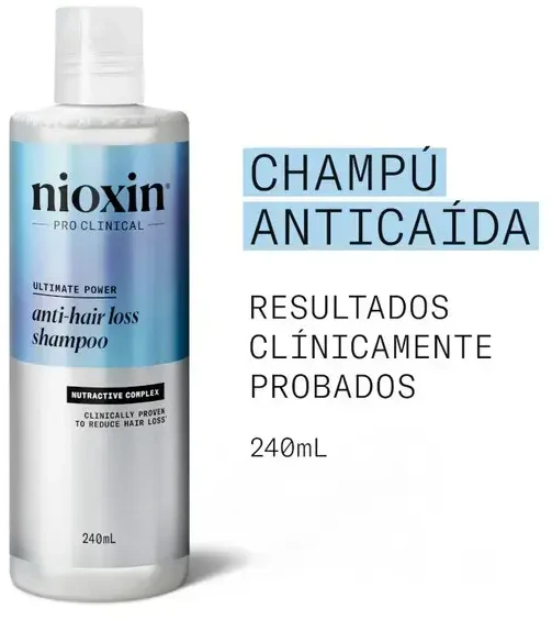 Nioxin Champú Anticaída - Champú Para La Caída Del Cabello, 240 ml