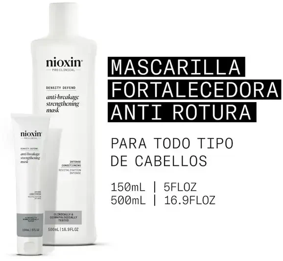Nioxin Density Defend – skilimo ir stiprinamoji kaukė, 150 ml