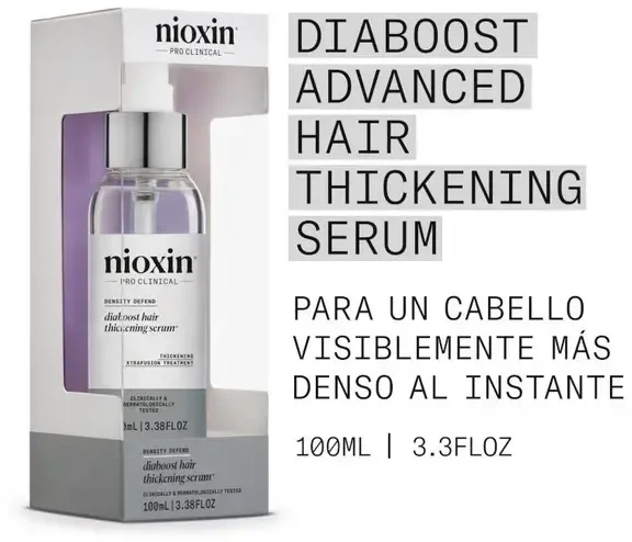 Nioxin Diaboost - Tratamiento Intensivo Para Aumentar El Grosor y Proteger La Rotura, 100 ml