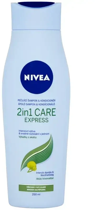 Nivea 2in1 Express šampūnai, 250 ml